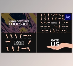 Download Hand Gestures Tools Kit for After Effects (Videohive 51057917) - AE Project