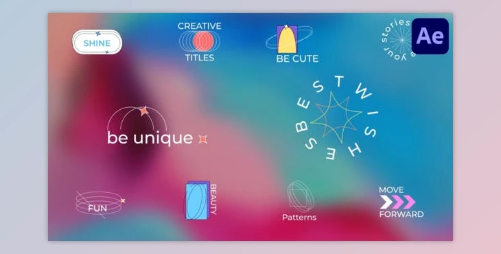 Download Creative Titles for After Effects (Videohive 51061550) - AE Project