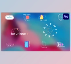Download Creative Titles for After Effects (Videohive 51061550) - AE Project