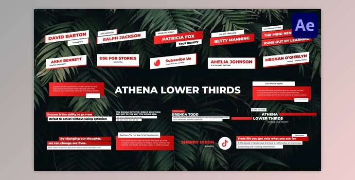 Download Athena Lower Thirds for After Effects (Videohive 51058544) - AE Project