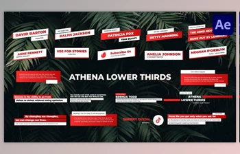 Download Athena Lower Thirds for <span class='badge badge-warning'>After</span> <span class='badge badge-warning'>Effects</span> (Videohive 51058544) - AE Project