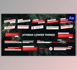 Download Athena Lower Thirds for After Effects (Videohive 51058544) - AE Project