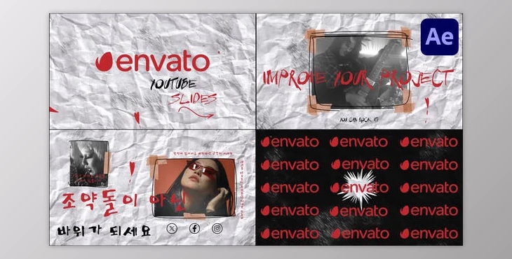 Download Handmade Social Media Slides for After Effects (Videohive 51028487) - AE Project