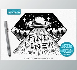 Download Fine Liner Brushes & Patterns – Procreate 3LSXFDD