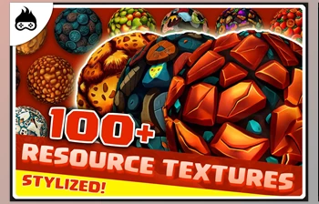 Download Unity Asset - 100+ Stylized Resource Textures – Leather, Fur, Bones, Coins & More <span class='badge badge-warning'>v1.1.0</span>