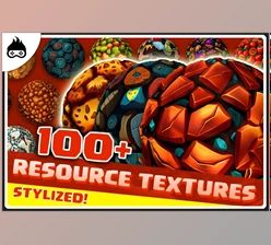 Download Unity Asset - 100+ Stylized Resource Textures – Leather, Fur, Bones, Coins & More v1.1.0