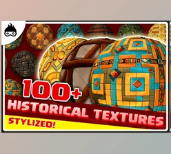 Download Unity Asset - 100+ Stylized Historical Textures – Medieval, Egyptian, Roman & More v1.1.0