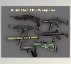 Download Unity Asset - Animated FPS Weapons Pack (Part 1) v1.2.3