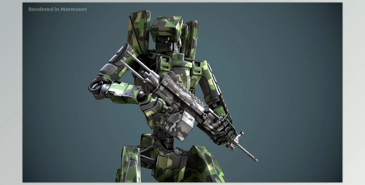 Download Unreal engine - Military Droid Hex v5.0