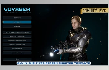 Download Unreal engine - Voyager Third Person Shooter Template <span class='badge badge-warning'>V2</span> For UE 4.27+