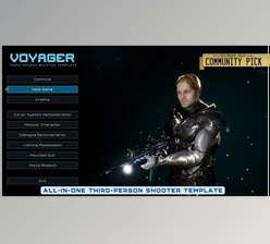 Download Unreal engine - Voyager Third Person Shooter Template V2 For UE 4.27+