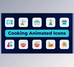 Download Cooking Animated Icons (Videohive 51079186) - AE Project
