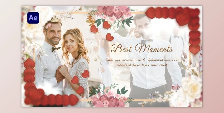 Download Ink Wedding Slideshow (Videohive 51081441) - AE Project