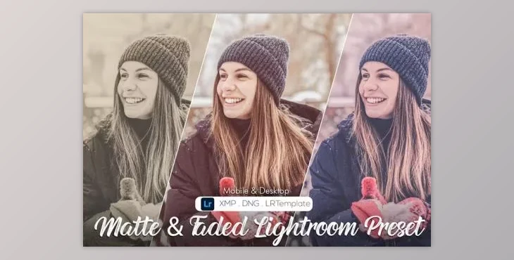 Download 20 Matte & Faded Lightroom Presets - DX8SB93