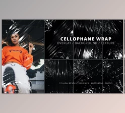 Download 12 Cellophane Wrap Overlay Texture - FBA2GL9
