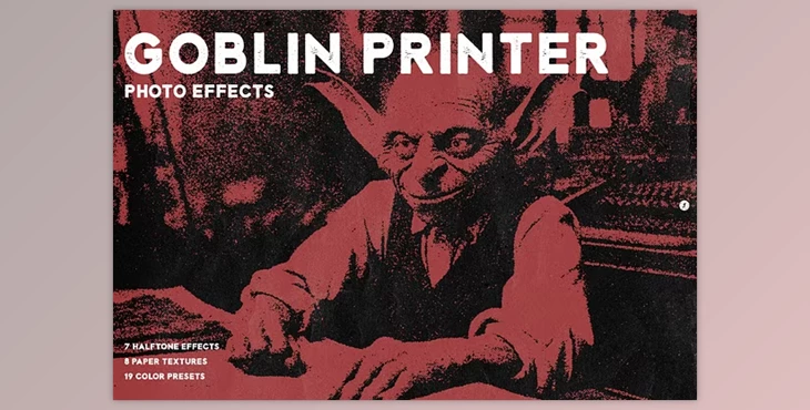 Download Goblin Printer - Halftone Effects - 92049165