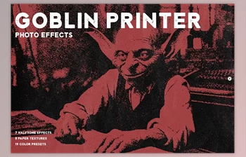Download Goblin Printer - Halftone <span class='badge badge-warning'>Effects</span> - 92049165