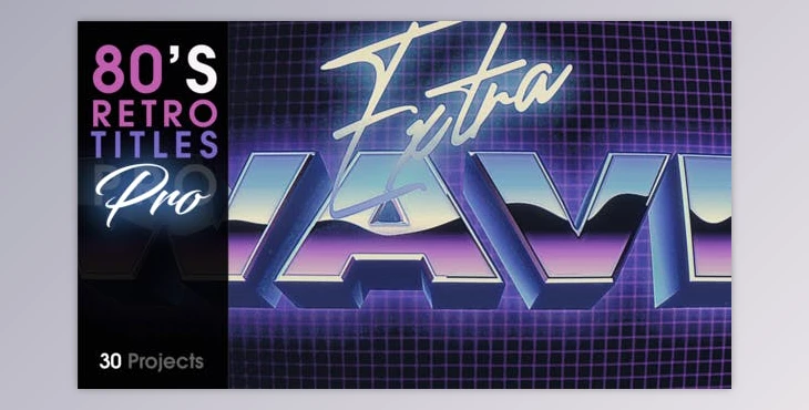 Download 80''s Retro Titles PRO (Videohive 38977448) - AE Project