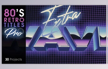 Download 80''s Retro <span class='badge badge-warning'>Titles</span> PRO (<span class='badge badge-warning'>Videohive</span> 38977448) - AE Project