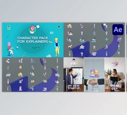 Download Characters Pack For Explainers for After Effects (Videohive 51001168) - AE Project