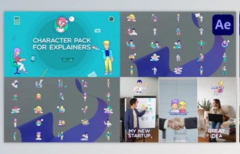 Download Characters <span class='badge badge-warning'>Pack</span> For Explainers for After Effects (<span class='badge badge-warning'>Videohive</span> 51001168) - AE Project