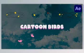 Download Circling Cartoon Birds for <span class='badge badge-warning'>After</span> <span class='badge badge-warning'>Effects</span> (Videohive 50863753) - AE Project