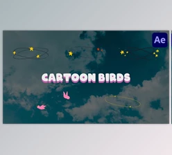 Download Circling Cartoon Birds for After Effects (Videohive 50863753) - AE Project