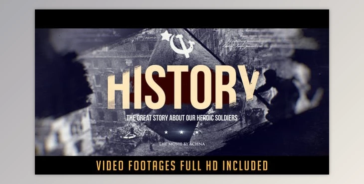 Download History Trailer + Video Footages (Videohive 23215571) - AE Project