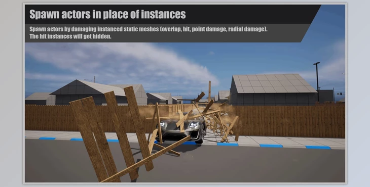 Download Unreal engine - Instance Damage System v1.0.2