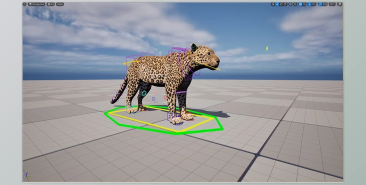 Download Unreal engine - Indian Leopard Control Rig v5.3