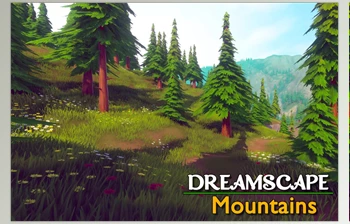 Download Unity asset - Dreamscape Nature Mountains – Stylized <span class='badge badge-warning'>Open</span> World Environment v1.0