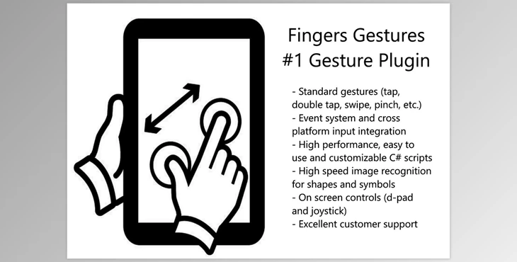 Download Unity asset - Fingers – Touch Gestures for Unity v3.0.14
