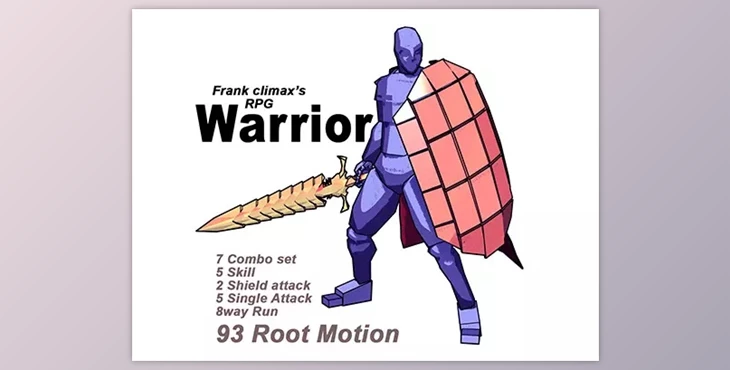Download Unity asset - Frank Warrior UE FBX v1.4.2