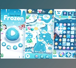 Download Unity asset - Frozen GUI Pack v1.8