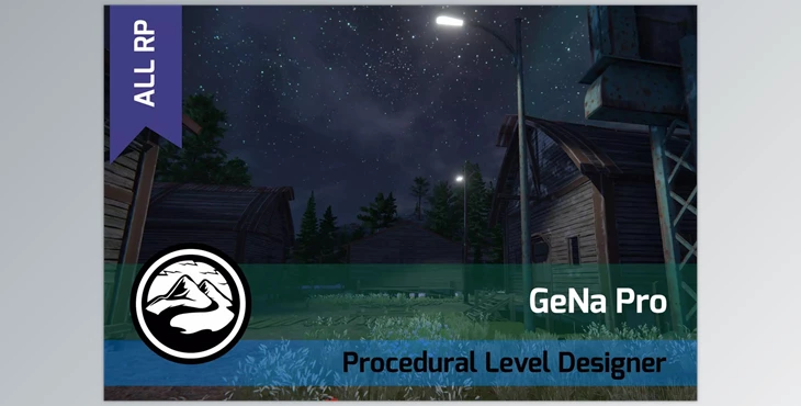 Download Unity asset - GeNa Pro – Terrains Villages Roads Rivers v3.5.5