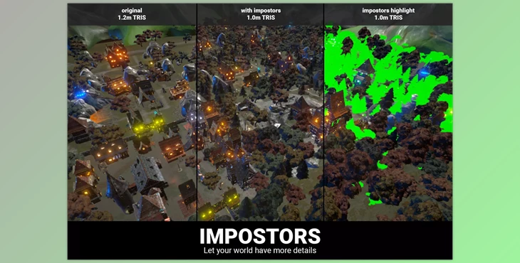 Download Unity asset - Impostors – Runtime Optimization v2.0.1