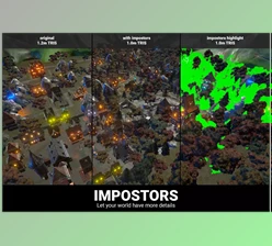 Download Unity asset - Impostors – Runtime Optimization v2.0.1
