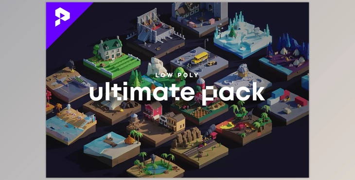 Download Unity asset - Low Poly Ultimate Pack v8.0
