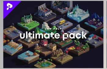 Download Unity asset - Low Poly Ultimate <span class='badge badge-warning'>Pack</span> v8.0