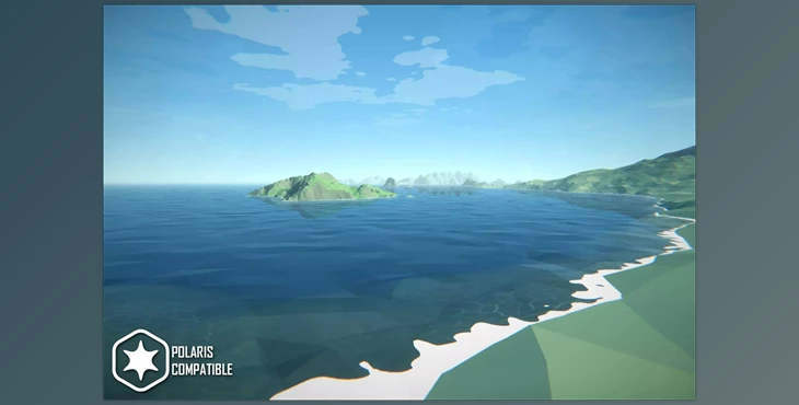 Download Unity asset - Low Poly Water – Builtin URP – Poseidon v1.8.7