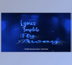 Download Lyrics Template Fly Away (Videohive 51210026) - AE Project