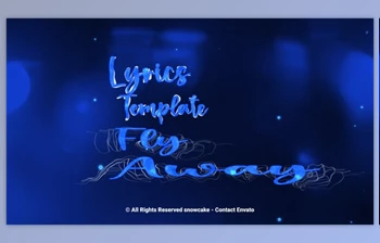 Download Lyrics Template Fly <span class='badge badge-warning'>Away</span> (Videohive 51210026) - AE Project