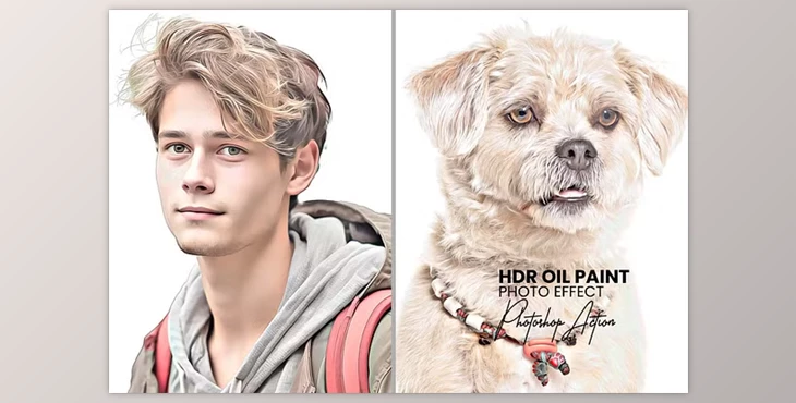 Download HDR Oil Paint Photoshop Action - 92160620