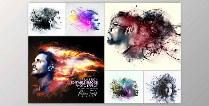 Download Smoke Editable Photo Effect - 91887731