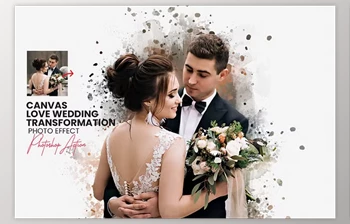Download Canvas <span class='badge badge-warning'>Love</span> Wedding Transformation - 92181636