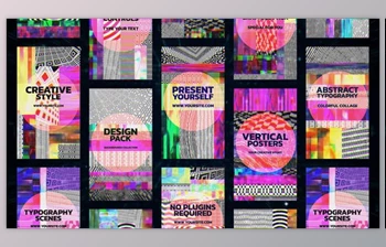 Download <span class='badge badge-warning'>Glitch</span> Colorful Collages (Videohive 50946083) - AE Project
