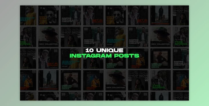 Download Grunge Instagram Posts (Videohive 51237943) - AE Project