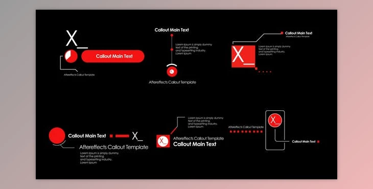 Download Minimal Callout Pack (Videohive 51215938) - AE Project
