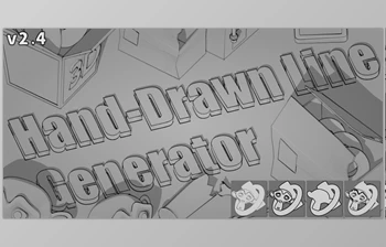 Download <span class='badge badge-warning'>Blender</span> <span class='badge badge-warning'>Market</span> – Hand-Drawn Line Generator v2.8