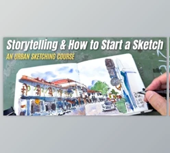 Download Urban Sketching: Storytelling and How to Start a Sketch